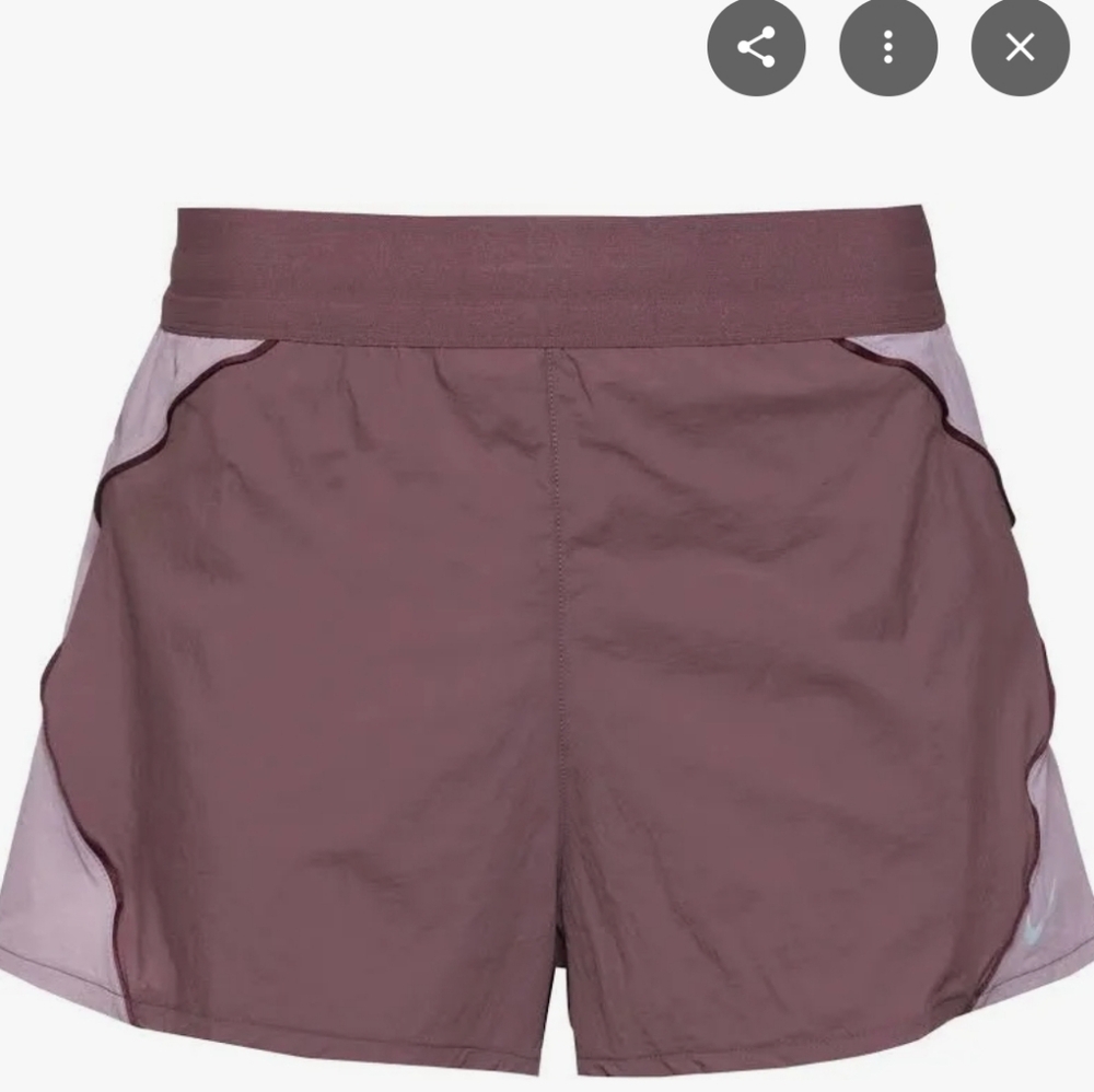 Nike Women's Swift Repel High-waisted Brief Lined Running Shorts sz LRG - Picture 5 of 16